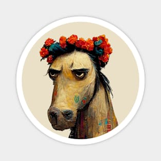 Unhappy Horse Magnet